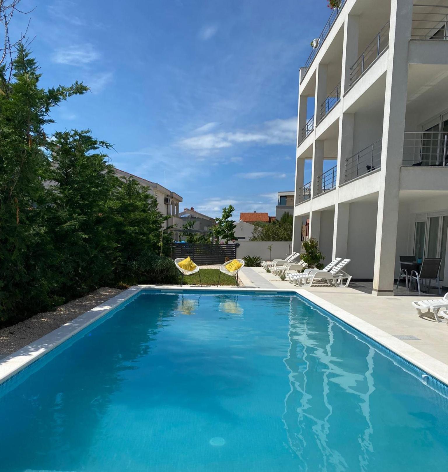 Apartment Deluxe Villa Carlotta Zadar Bagian luar foto