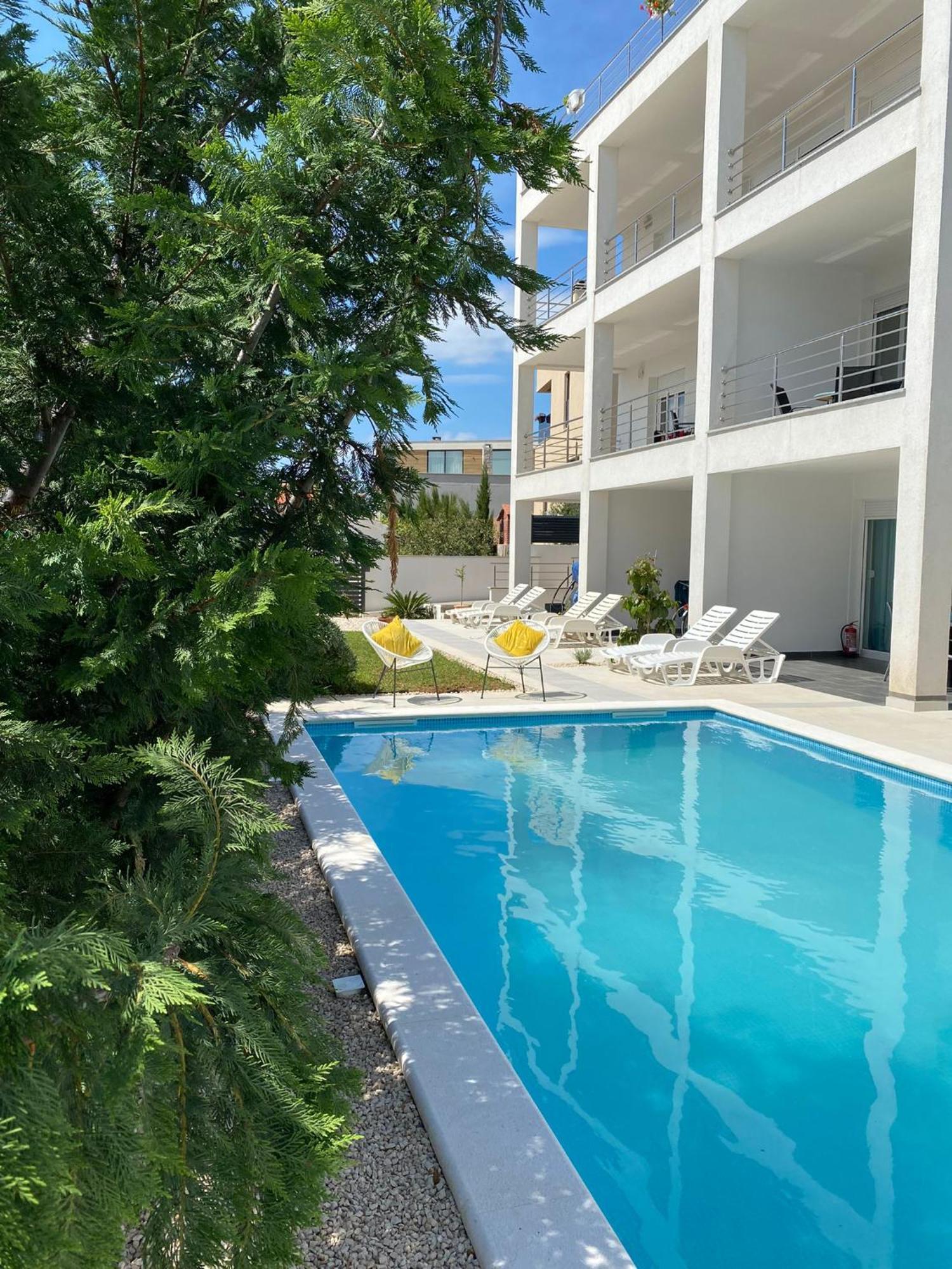 Apartment Deluxe Villa Carlotta Zadar Bagian luar foto