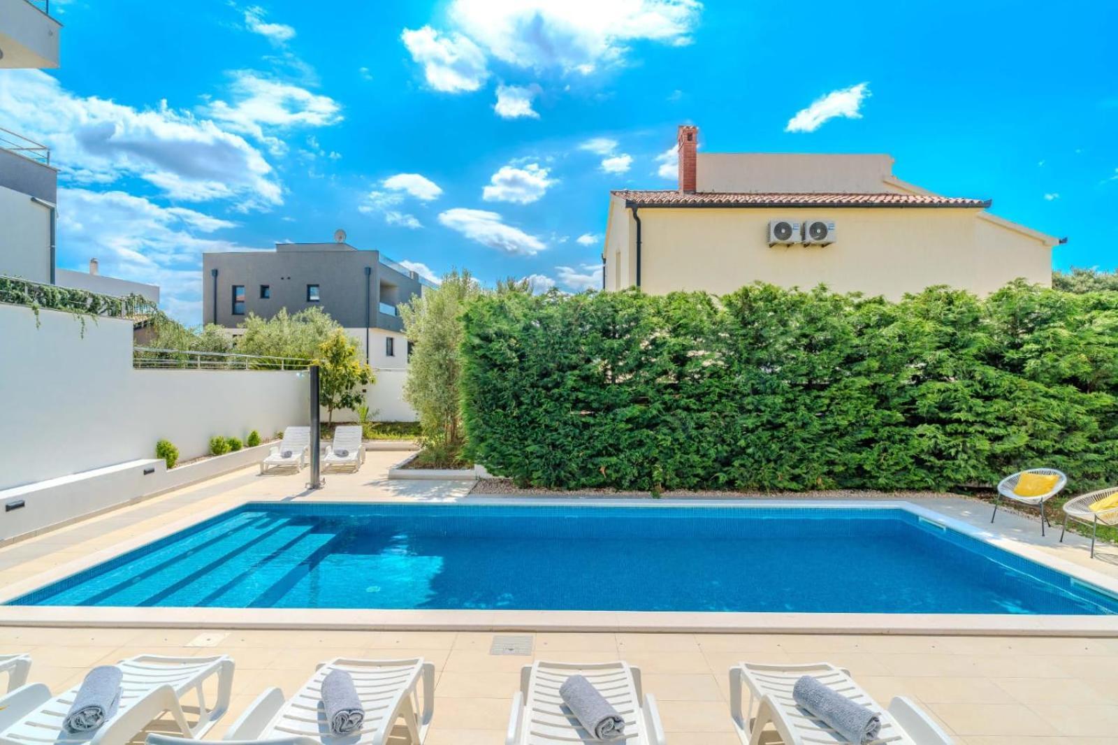 Apartment Deluxe Villa Carlotta Zadar Bagian luar foto