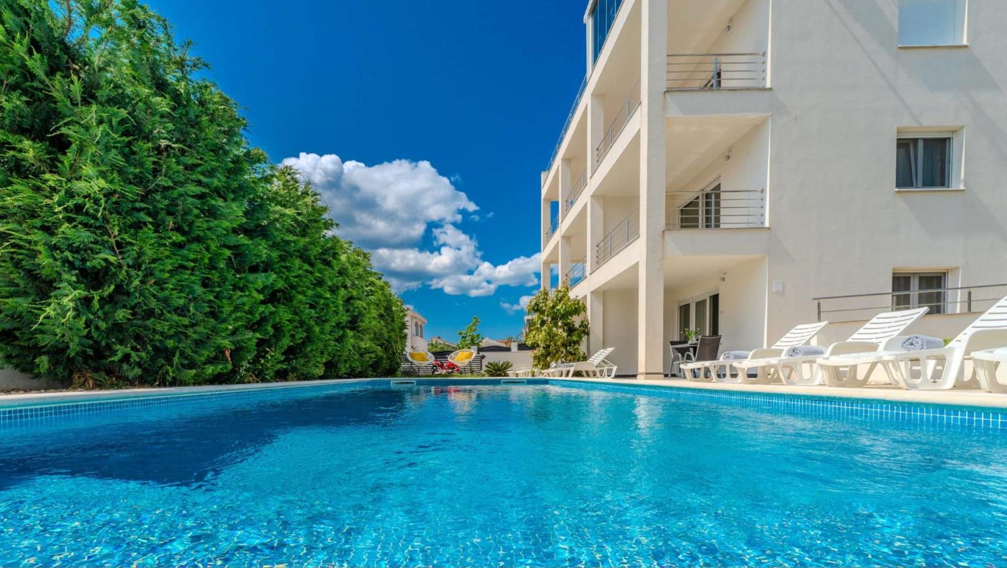 Apartment Deluxe Villa Carlotta Zadar Bagian luar foto